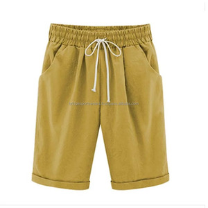 Shorts Deportivos Personalizados para Mujer, Cintura Elástica, Transpirables, de Algodón Ligero, para Gimnasio, Entrenamiento y Running - Product Image 3