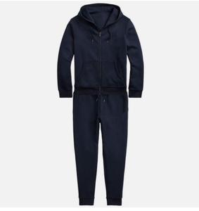 Ensemble de survêtement unisexe vert olive à capuche avec fermeture éclair intégrale, pantalon de jogging décontracté, couleur unie, respirant, pour l'automne, coupe classique - Product Image 5