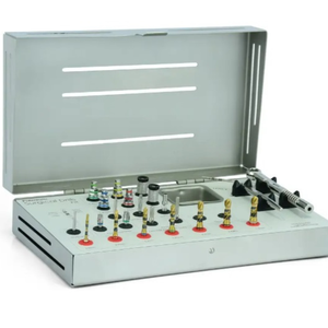 ชุดเครื่องมือเจาะผ่าตัดแบบแมนนวลสำหรับการปลูกถ่ายฟัน พร้อมประแจแรงบิดและหัวไขควงหกเหลี่ยม เคลือบเงิน ทำจากสแตนเลสสตีล ได้รับการรับรองมาตรฐาน CE - Product Image 6