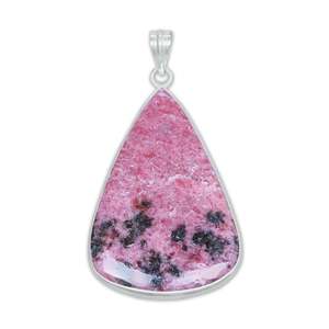 Collar con Colgante de Gancho Vintage de Rodocrosita Rosa, de Latón Natural con Gema, Venta al por Mayor, Más Vendido, Calidad Premium - Product Image 2