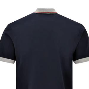 100% Cotton Men's Casual Short Sleeve Polo <b>T</b>-shirts Soft Comfortable Fabric Embroidery Logo Men Polo Shirts - Product Image 4