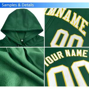 Sweat-shirt en polaire personnalisé à fermeture éclair intégrale 2025, sweat-shirt personnalisé avec nom, numéro et logo brodés pour les vêtements de sport pour hommes et femmes - Product Image 2