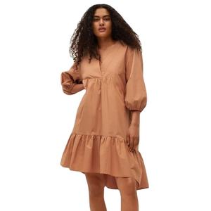 Nouveau personnalisé réglable déesse Mini robe indien Hippie Sari soie courte longueur au genou licou Middi une pièce Boho robe courte - Product Image 1