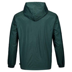 Chaqueta Deportiva Cortavientos Clásica Personalizada con Cierre, de Poliéster Oxford, Transpirable, para Fútbol, Manga Larga, para Adultos, Color Verde - Product Image 2