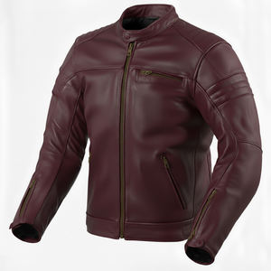 Chaqueta de Invierno para Hombre en Oferta, Abrigo de Piel Auténtica, Chaqueta de Cuero para Motocicleta, Chaqueta de Piel de Oveja - Product Image 1