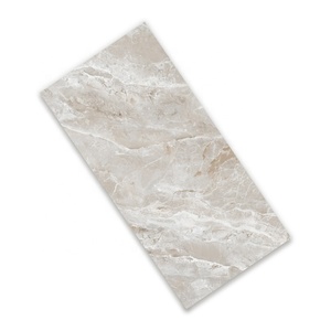 Carreaux de sol en céramique de marbre vitrifié blanc pur de luxe 600x1200 mm 60 X 120 cm pour le sol du salon - Product Image 2