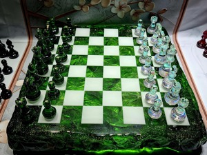 High Quality Belladec Custom Resin Artistic Handmade Sports Style <b>Chess</b> Board Box <b>Chess</b> <b>Set</b> with High Selling Resin <b>Chess</b> Pieces - Product Image 5