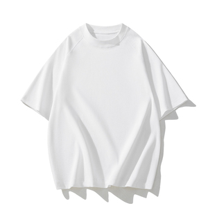 T-shirts surdimensionnés respirants de qualité supérieure pour hommes – Vêtements streetwear en coton épais 100 % – T-shirts de marque pour hommes - Product Image 1