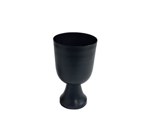 Jarrón de flores negro mate moderno para decoración del hogar, jarrón de mesa decorativo minimalista - Product Image 5