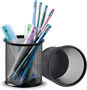 Organisateur de stylos de bureau en acier durable - Product Image 1