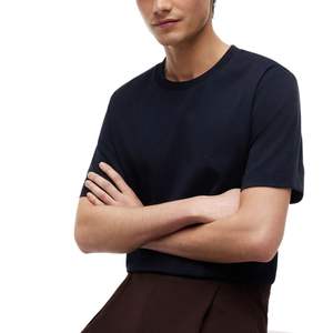 เสื้อยืดสตรีทแวร์คอกลมแขนสั้นทรงปกติผ้าฝ้าย 100% สำหรับผู้ชาย สั่งทำขายส่ง พร้อมลายพิมพ์ น้ำหนัก 220 กรัม - Product Image 4