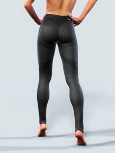 Leggings Deportivos de Cintura Alta para Mujer, de Alta Elasticidad y Compresión, para Yoga, Fitness, Running y Entrenamiento, en Nailon y Spandex - Product Image 2