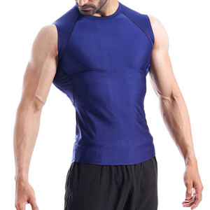 เสื้อกล้ามออกกำลังกายผู้ชาย ยืดหยุ่นได้ ผลิตจากโพลีเอสเตอร์ผสมอีลาสเทน กระชับรูปร่าง สไตล์วินเทจ สำหรับเล่นกีฬา ลดราคาจากโรงงาน - Product Image 4