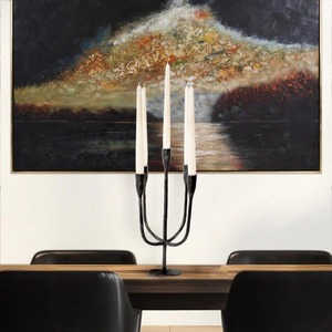 Candelabro Decorativo de Metal Hecho a Mano con Cinco Brazos para Mesa de Comedor y Regalo al Mejor Precio - Product Image 4