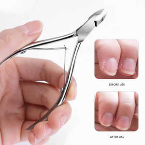 Coupe-ongles professionnel en acier inoxydable à lame incurvée et ouverture large pour manucure et pédicure, ongles épais ANAAIF - Product Image 2