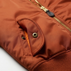 Men's Lightweight Flight Bomber <b>Jacket</b> Greek Wear Sorority Products Full Zip Utility Pocket Casual Wear - Product Image 6