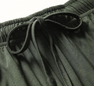 ชุดนอนผู้ชายไซส์ใหญ่ ผ้าวิสโคสผสมฝ้าย 280 กรัม แบบไม่ทอ ระบายอากาศได้ดี นุ่มสบาย แขนสั้น สไตล์ไฮสตรีท - Product Image 2