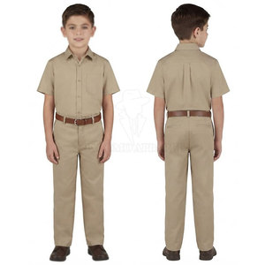 Collection de vêtements scolaires haut de gamme pour enfants : ensemble uniforme scolaire avec chemise, pantalon, jupe et pull en option pour l'école - Product Image 4
