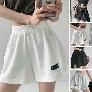 Shorts décontractés taille haute respirants pour femme, style streetwear, nouvelle collection été, pour yoga et course à pied, coupe Booty Short - Product Image 5