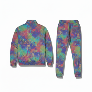 Chándal de hombre de alta calidad, 100% algodón, diseño personalizado, peso pesado, estampado, venta al por mayor. - Product Image 1