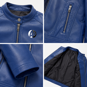 Veste en cuir pour femme, offrant une coupe confortable, une finition élégante et une fabrication durable, un indispensable élégant pour un look quotidien. - Product Image 6