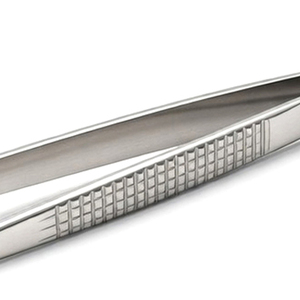 Pinzas de tejido de acero inoxidable de alta calidad, pinzas de hueso lisas de máxima calidad, instrumentos quirúrgicos, patrón de mango personalizado OEM - Product Image 3