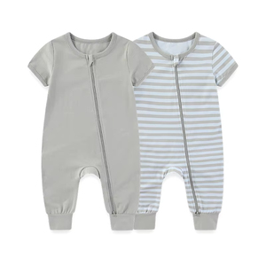 Mameluco de manga corta para bebé, conjunto transpirable para recién nacido, fabricante de mamelucos de manga larga para bebé, mameluco de algodón cálido - Product Image 2