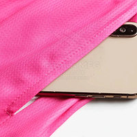Uniforme de Baloncesto para Hombre, Estampado en Degradado Rosa, Jersey sin Mangas, Pantalones Cortos, Absorbe la Humedad, Cintura Elástica, Nombre del Equipo Personalizado