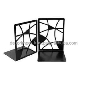 as Geometric <b>Bookends</b> or Decorative Metal <b>Bookends</b> with a geometric design .Made of heavy-duty metal, - Product Image 6