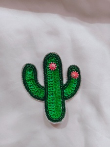 Beaded Embroidered PU <b>Sew</b>-<b>On</b> <b>Patch</b> with Sequin Applique for Fashion Garment Decoration - Product Image 2