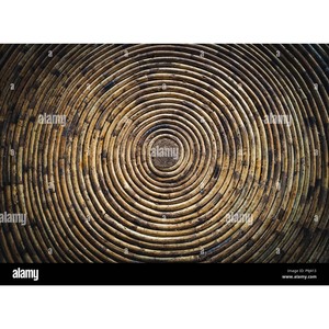 Tazón de Bambú en Espiral Hecho a Mano al por Mayor |   Luz Natural Moradabad India - Product Image 2