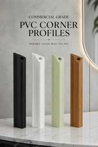 Premium Quality Rigid PVC Corner Profile <b>Plastic</b> Corner Trim <b>Edge</b> Protector for Wall Panel Furniture Interior Decoration Custom - Product Image 5