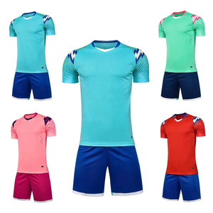 Conjunto de Camiseta de Fútbol Sublimada para Hombre, Manga Corta, Absorbe la Humedad, Transpirable, Ropa Deportiva para Todas las Temporadas, Uniforme de Fútbol - Product Image 3