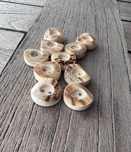 Best Quality Custom Real Buffalo Bone Buttons Carved Eco-Friendly 4-Hole Design <b>Polished</b> Coats Blazers <b>Shirts</b> Jeans - Product Image 4