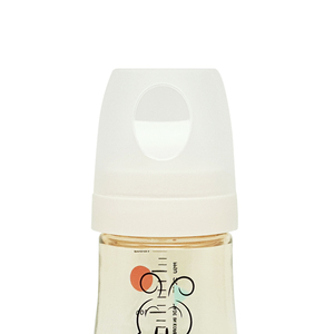 Biberón Bobdog Bebe-Chuchu Crema-Blanco 180ml Anti Cólicos Sin BPA Cuello Ancho Fácil Agarre Tapa Fácil de Abrir Transparente 0 Meses - Product Image 3