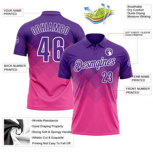 Polo de sport OEM ODM, fabricant de vêtements de performance, broderie de logo, fournisseur en gros de vêtements de sport - Product Image 3