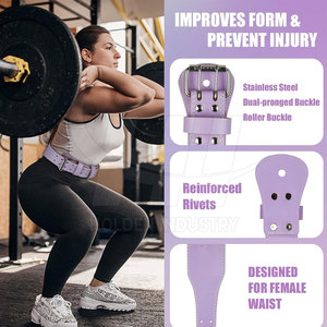 Ceinture de musculation pour la gym, ceinture de soutien robuste pour l'entraînement, facile à ajuster - Product Image 6