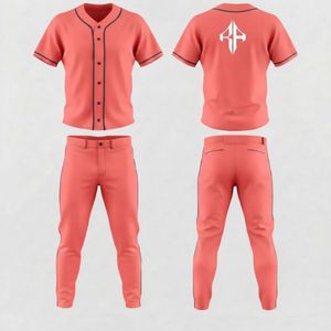 Nuevo Conjunto de Béisbol para Hombre de Alta Calidad, Material 100% Poliéster, Cuello en V, Impresión por Sublimación de RIVIAN ATLANTIC - Product Image 1