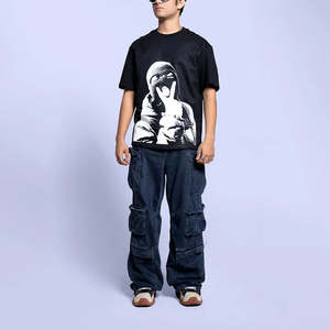 Camisetas de Hombre Estampadas, Ligeras, de Algodón 100%, Talla Grande, Estilo Urbano, Personalizadas, Lisas, Muy Populares - Product Image 4