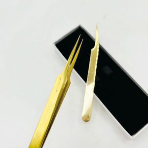 lash tweezers <b>precision</b> <b>tool</b> for salons eyelash extension tweezers for beauty specialists professional lash tweezers - Product Image 2