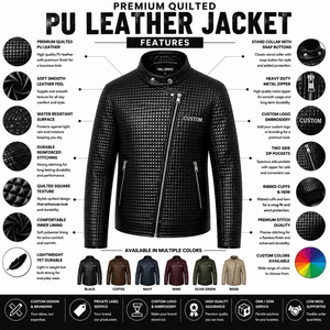 New Arrival Men's Casual Zipper Style Leather <b>Jackets</b> <b>Slim</b> <b>Fit</b> Top Quality Men Genuine Leather <b>Jacket</b> for Man Outerwear - Product Image 6