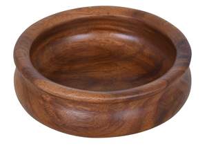 Bol de service multifonctionnel en bois massif en forme de main, artisanal, pour la cuisine et la table - Product Image 5