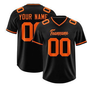 High Quality Anti-UV Polyester <b>Men's</b> Short Sleeve Sports Jersey Custom Team Name Number Moisture Wicking Breathable - Product Image 1