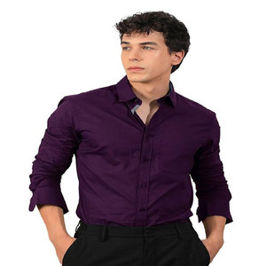 Vente en gros Chemises habillées d'été en coton personnalisées respirantes et anti-rides pour hommes T-shirts décontractés à manches longues Col polo Taille XL - Product Image 3