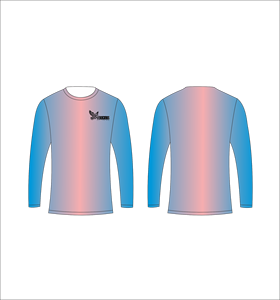 เสื้อตกปลาแห้งเร็วไล่เฉดสีชมพูแขนยาวเสื้อยืดกีฬาแบบซับลิเมชั่น - Product Image 4