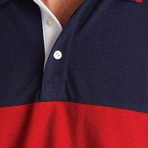 Polos de Color Sólido Personalizables en Stock, Elegantes, Transpirables, de Tela de Algodón, Manga Corta para Verano - Product Image 4