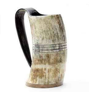 Vente chaude Viking Natural Horn Tasses à boire pour boissons chaudes et froides Tasses de qualité supérieure - Product Image 4