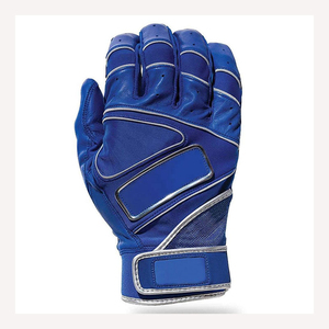 Men Baseball Batting <b>Gloves</b> Leather Ergonomic Fit Flexible Spandex Palm Padding Adjustable Strap <b>Moisture</b> Resistant Durable Grip - Product Image 5
