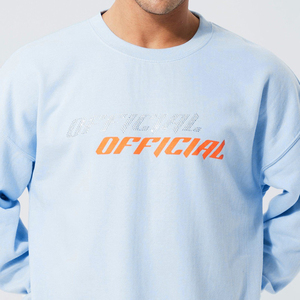 Sweat-shirt col rond pour homme de haute qualité 400 g/m², 100 % coton, col épais, coupe ample, vente en gros - Product Image 4
