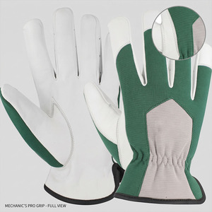 Gants de mécanicien en cuir de chèvre en gros, protection industrielle des mains, doux et confortables, pour activités de plein air - Product Image 4